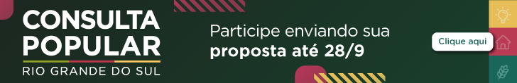Banner da Consulta Popular 2023 com o texto "Participe enviando sua proposta até 28/9"