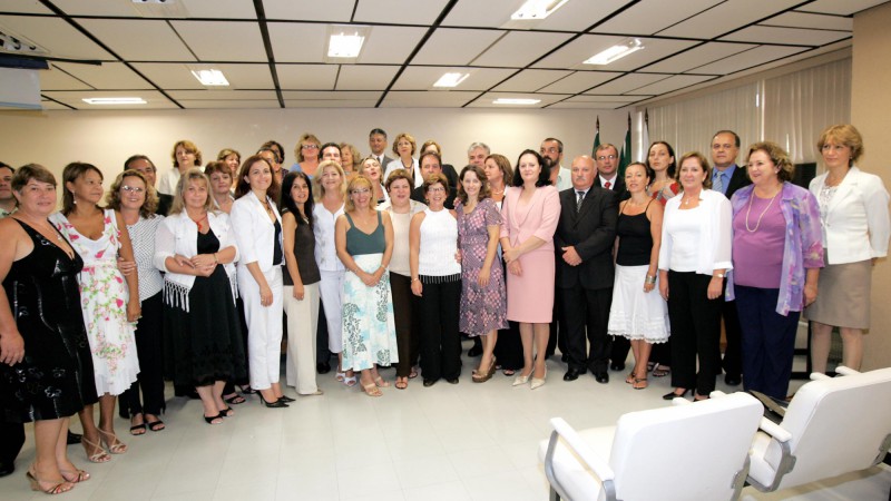 Solenidade de posse das novas coordenadorias regionais de educação (CRE).