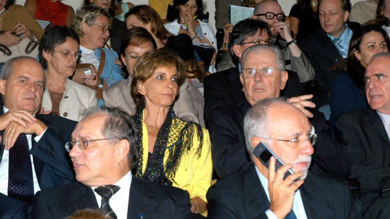 A governadora do Rio Grande do Sul, Yeda Crusius, durante abertura do Seminário Fronteiras do Pensamento, promovido pela Copesul.