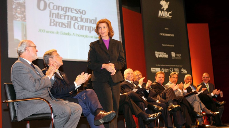 A Governadora do Rio Grande do Sul, Yeda Crusius, durante abertura oficial do 6&ordm; Congresso Internacional Brasil Competitivo - 200 Anos de Estado: A Inova&ccedil;&atilde;o na Gest&atilde;o P&uacute;blica.