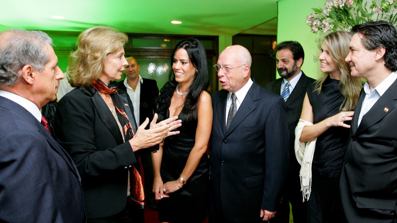 Governadora Yeda Crusius, durante jantar em comemoração aos 65 anos de independência do Líbano.