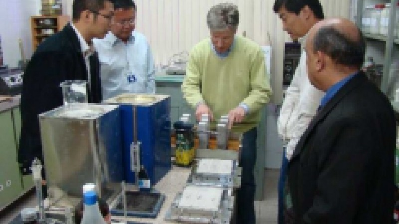 Na manhã desta sexta feira (5), a Fundação de Ciência e Tecnologia (Cientec), recebeu Wei Hong e Buyi Zhao, do Citic International Contracting Inc., grupo chinês responsável pela implantação da Fase C da Usina Termoelétrica Presidente Médici e também