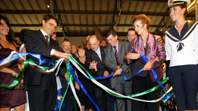 A governadora Yeda Crusius, participa da solenidade oficial de abertura da 12ª Festa do Mar, em Rio Grande.
