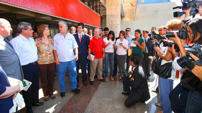 A governadora, Yeda Crusius, participa da reunião de governadores dos estados integrantes do Conselho de Desenvolvimento e Integração Sul (Codesul).