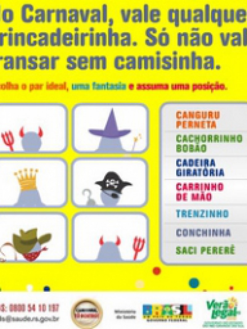 Ações orientam para a prevenção da Aids durante o Carnaval - Portal do  Estado do Rio Grande do Sul