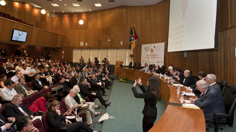 Abertura do 1º Encontro Ibero-Americano de Conselhos Econômicos e Sociais. O papel da Ibero-América na governança local.