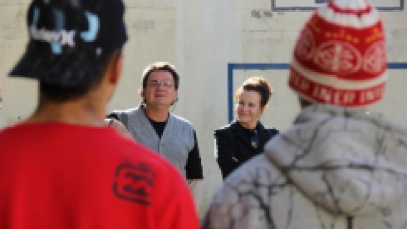 A convite do Gabinete da Primeira-Dama, o fot&oacute;grafo carioca Jo&atilde;o Ripper ministra curso de sensibiliza&ccedil;&atilde;o em fotografia para meninos da Funda&ccedil;&atilde;o de Atendimento S&oacute;cio-Educativo (Fase), na Comunidade S&oacute;cio-Educativa, no bairro Cruzeiro, em Porto Alegre