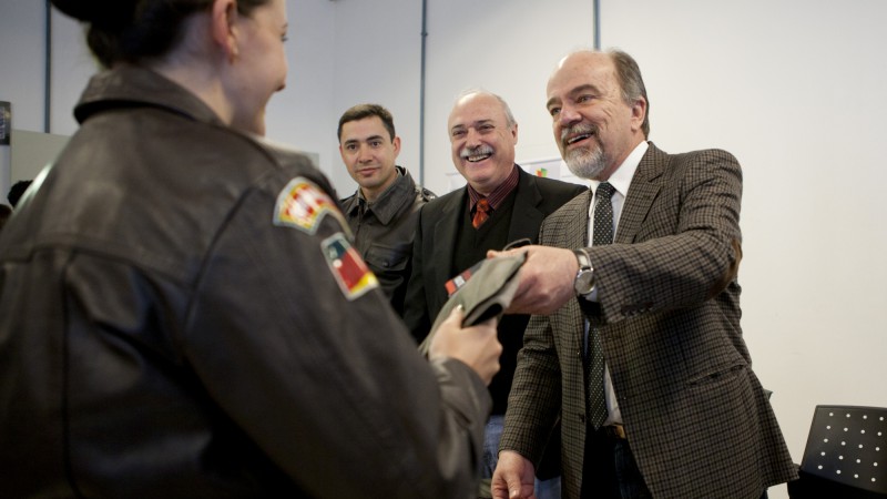 01.08.12: Secretario de Seguranca Publica, Airton Michels, participa do Semin&aacute;rio de Avalia&ccedil;&atilde;o do Policiamento Comunit&aacute;rio em Caxias do Sul.
