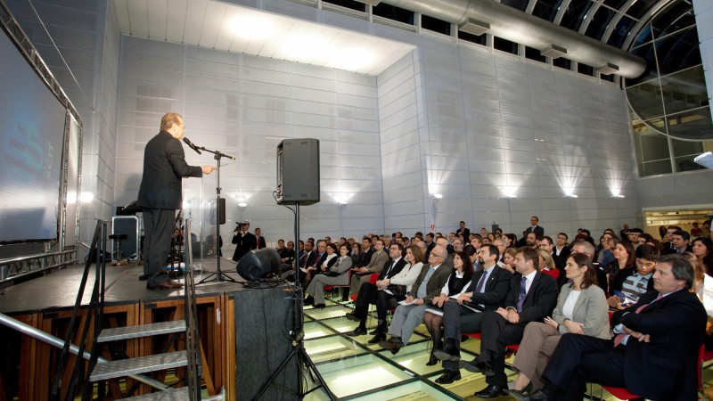 08.08.2012 Governador Tarso Genro na Solenidade de Lançamento dos Editais de Apoio às Incubadoras de Base Tecnológica e de Indústria Criativa e apoio à Indústria Criativa