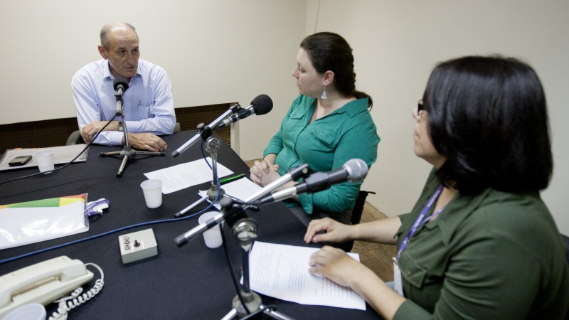 04.09.12: Telmo Motta, diretor do Parque Assis Brasil, onde acontece a Expointer, em entrevista para o RS Sem Fronteiras.