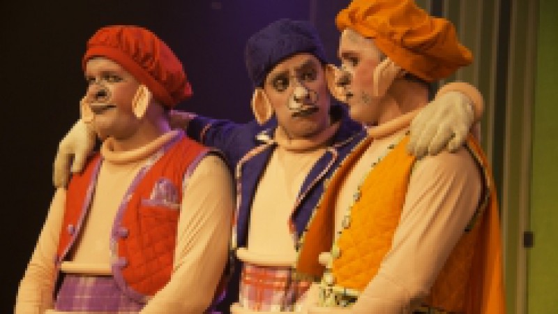 A Cia. Halarde de Teatro realiza a segunda temporada de Os Tr&ecirc;s Porquinhos na Casa de Cultura Mario Quintana (CCMQ), desta vez no Teatro Bruno Kiefer, dentro das celebra&ccedil;&otilde;es de seus 20 anos. O texto &eacute; do jornalista e dramaturgo H&eacute;lio Barcellos Junior e a