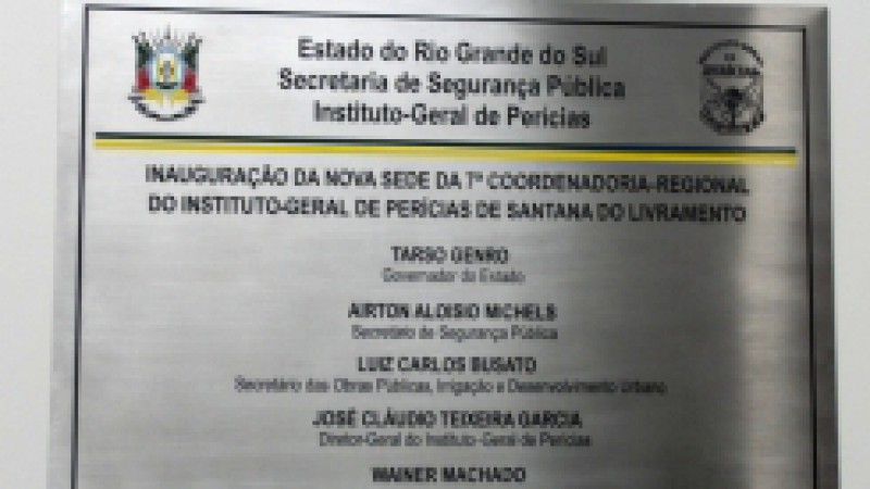 Instituto-Geral de Perícias - Secretaria da Segurança Pública