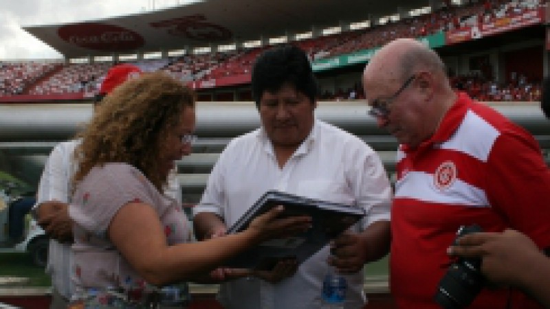 A Setur realizou a primeira de uma série de ações promocionais durante a partida entre Internacional e Juan Aurich disputada, na noite de quinta-feira (09), pela Copa Libertadores da América, no estádio Beira-Rio, em Porto Alegre. O objetivo da