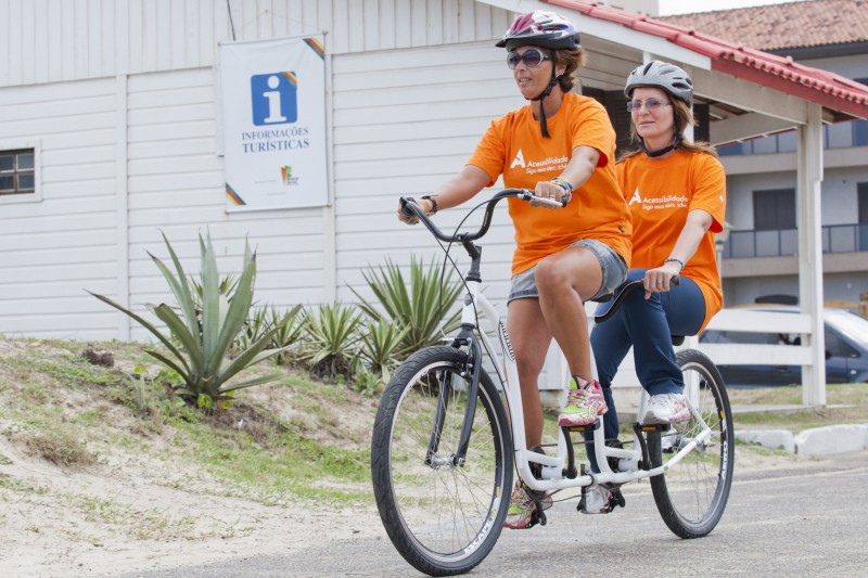 Projeto Da Faders Oferece Bicicleta A Deficientes Visuais Em Capao Da Canoa Portal Do Estado Do Rio Grande Do Sul