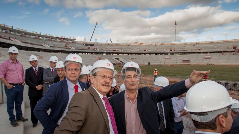10.04.2013 Governador Tarso Genro visita o Estádio Beira Rio