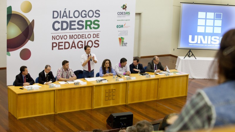 O Conselho de Desenvolvimento Econômico e Social discute novo modelo de pedágios. Fala do secretário executivo Marcelo Danéris.