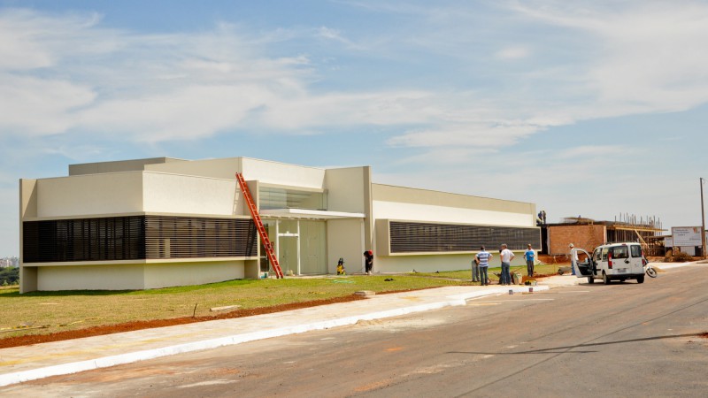 Obras do Parque Científico e Tecnológico UPF Planalto Médio.