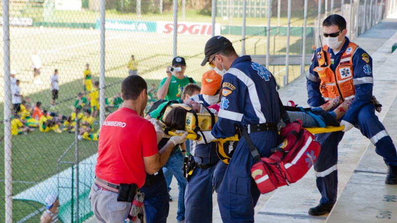 13.11.13: 2º Exercício Simulado de Segurança Pública e Defesa Civil para Grandes Eventos, no Estádio Cerâmica, em Gravataí.