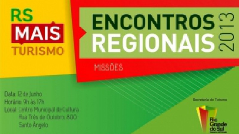 Os municípios das regiões das Missões e da Rota do Uruguai receberão, nesta quarta-feira (12), em Santo Ângelo, e na quinta-feira (13), em Santa Rosa, os Encontros Regionais RS Mais Turismo. O evento, que chega nas suas 16ª e 17ª edições respectivamente,
