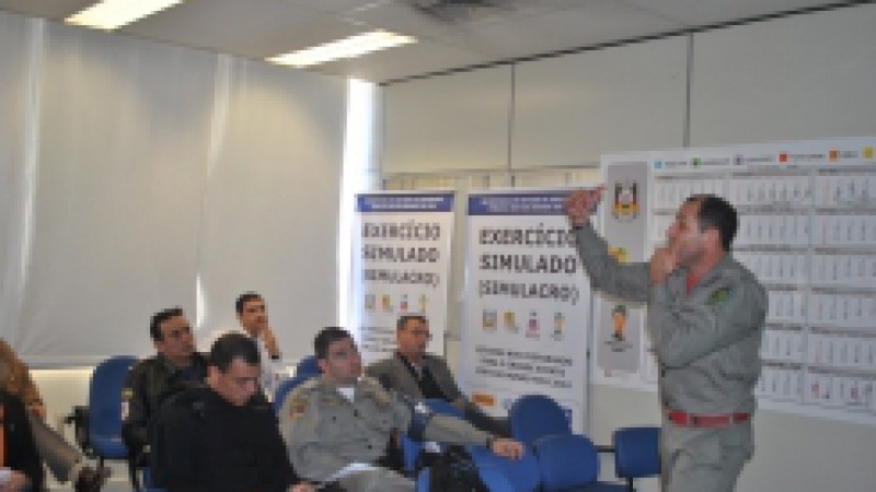 A Secretaria da Segurança Pública do Estado (SSP) prepara mais um Exercício Simulado de Segurança Pública e Defesa para Grandes Eventos para a Copa do Mundo de 2014. Em reunião na tarde dessa terça-feira (16), na SSP, foi acertada a simulação do encontro