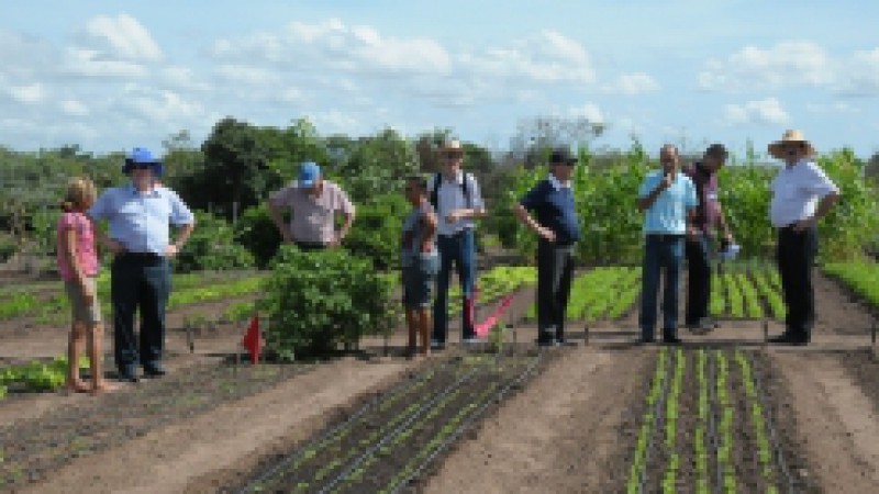 A comitiva liderada pelo secretário do Desenvolvimento Rural, Pesca e Cooperativismo, Ivar Pavan, visitou nesta quinta-feira (11) assentamentos e comunidades de Oeiras, no Piauí. O objetivo da missão gaúcha é conhecer a tecnologia usada na agricultura