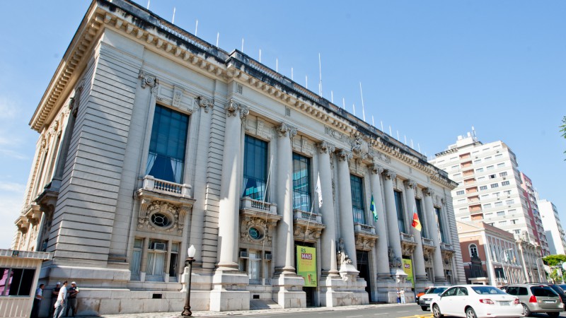 PORTO ALEGRE, RS, BRASIL, 04.01.13: Fachada do Palácio Piratini. Foto: Alina Souza/Especial Palácio Piratini