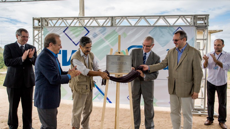 PORTO ALEGRE, RS, BRASIL: Governador Tarso Genro pariticipa da inauguração do novo Parque de Transmissão no Morro na Polícia - TVE e FM Cultura. Foto: Caco Argemi/Palácio Piratini