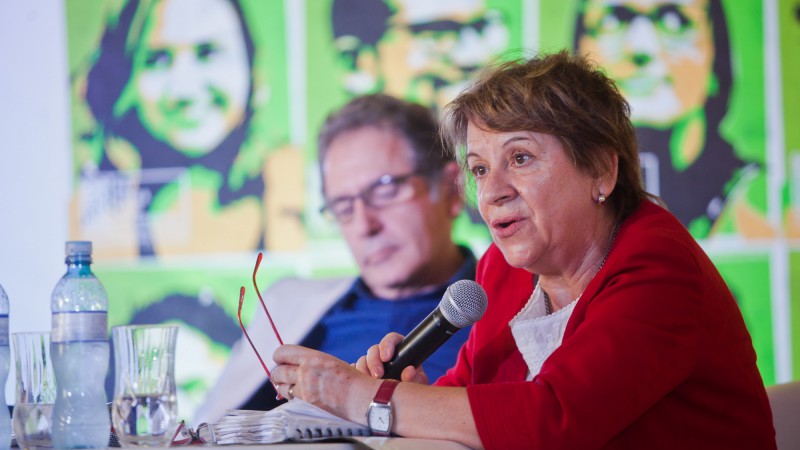 PORTO ALEGRE, RS, BRASIL, 02.04.14: Painel Gestão de Arquivos e Memória da Repressão, no Memorial do Rio Grande do Sul, contou com as presenças de Graciela Jorge, Diretora da Secretaria de Direitos Humanos para o Passado Recente, Jaime Antunes, Diretor