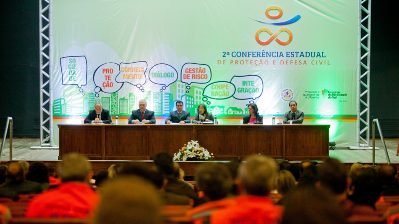 PORTO ALEGRE, RS, BRASIL, 15.05.14: Abertura da 2ª Conferência Estadual de Proteção e Defesa Civil. Com a fala a Coordenadora-Geral da Assessoria Superior do Governador, Mari Perusso. Foto: Gustavo Gargioni/Especial Palácio Piratini