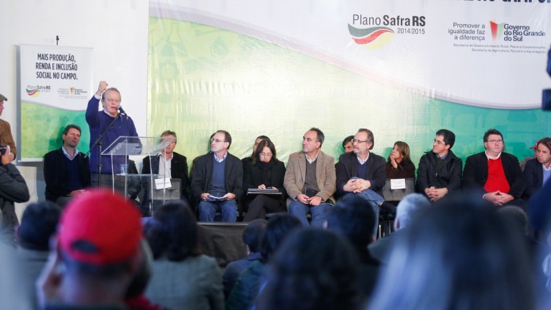 CANGUÇU, RS, BRASIL, 09.06.14: Lançamento do Plano Safra 2014/2015 com a presença do governador do estado Tarso Genro e secretários. Foto: Gustavo Gargioni/Especial Palácio Piratini