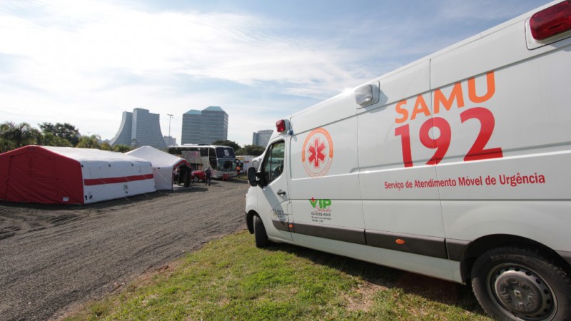 Serviço conta com ambulâncias da Samu 192