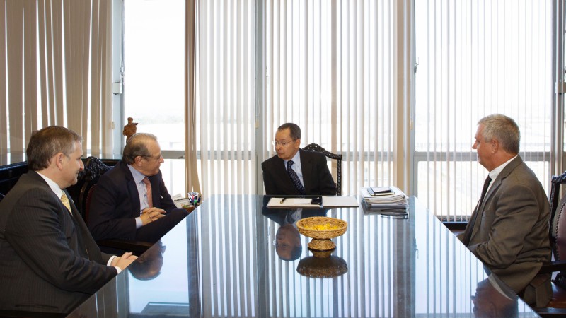 BRASÍLIA, DF, BRASIL: 16.07.14 Audiência com o Ministro dos Transportes, Paulo Passos. Foto: Caroline Bicocchi/Palácio Piratini