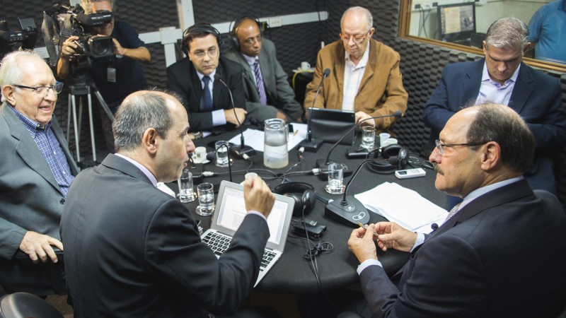inauguração do estúdio