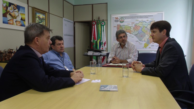 Dirigentes das entidades responsáveis pelos serviços de Assistência Técnica e Extensão Rural e Social do Rio Grande do Sul e de Santa Catarina reuniram-se nesta quarta