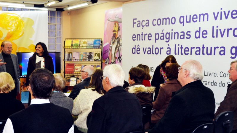 É a primeira vez que o Instituto e a Academia Rio-Grandense de Letras realizam uma ação conjunta de leitura