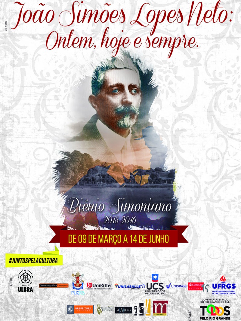 Governo do Estado lan&ccedil;a ciclo de homenagens ao escritor Sim&otilde;es Lopes Neto