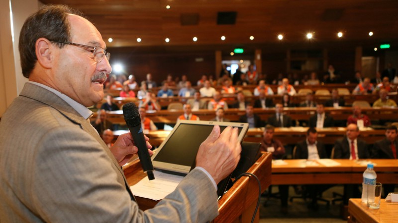 GRAVATAÍ, RS, BRASIL 29.03.2016: O governador José Ivo Sartori participou, nesta terça-feira (29) no município de Gravataí, da abertura da 9ª edição do Projeto Capacitar, atividade de capacitação para agentes municipais da Defesa Civil. Foto: Luiz
