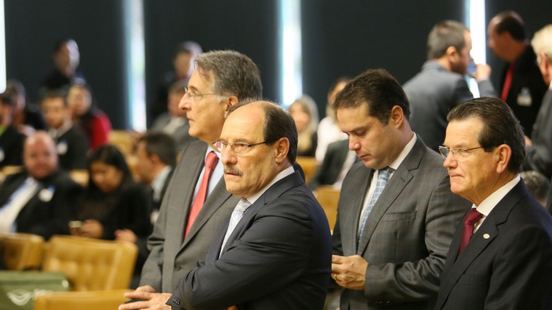 BRASÍLIA, DF, BRASIL 27.04.2016: Governador José Ivo Sartori acompanha sessão plenária do Supremo Tribunal Federal, que deve definir sobre a renegociação da dívida dos Estados com a União. Foto: Luiz Chaves/Palácio Piratini