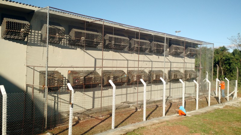 Para a constru&ccedil;&atilde;o, foi utilizada m&atilde;o de obra de agentes penitenci&aacute;rios e apenados
