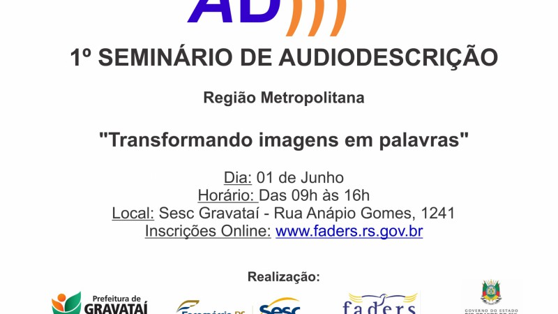 Seminário de Audiodescrição