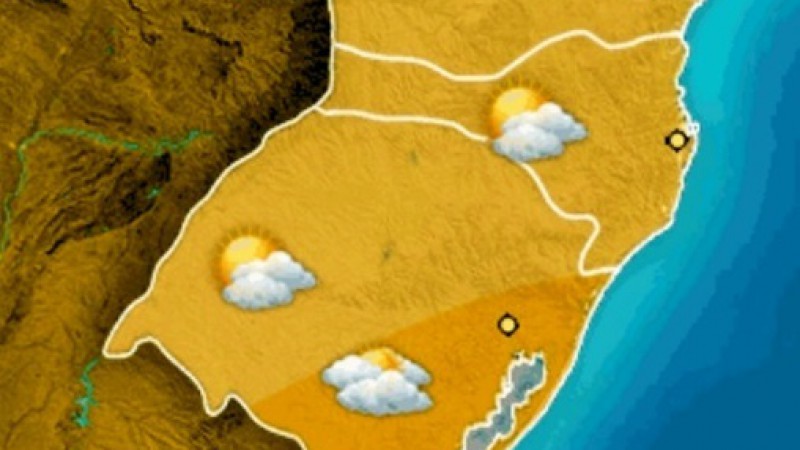Entrada de uma nova frente fria provoca queda na temperatura