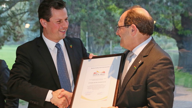 WEIMAR, ALEMANHA 17.10.2016: O Rio Grande do Sul foi certificado como parceiro Premium do Medical Valley, título que somente a China e os Estados Unidos possuem no mundo. A intenção é colocar em prática parcerias e acordos com o polo de tecnologia em