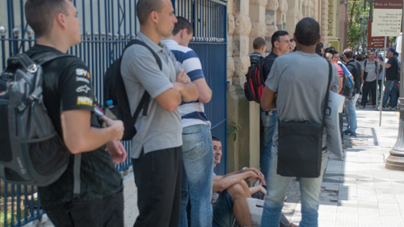 Novo alunos soldados