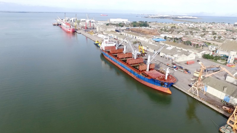 Comemoração no Porto de Rio Grande