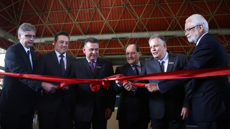 BENTO GONÇALVES, RS, BRASIL, 28.03.2017: O governador José Ivo Sartori participou, nesta terça-feira (28), da abertura oficial da 13ª edição da Fimma Brasil, feira internacional de máquinas, matérias-primas e acessórios para a indústria moveleira. A