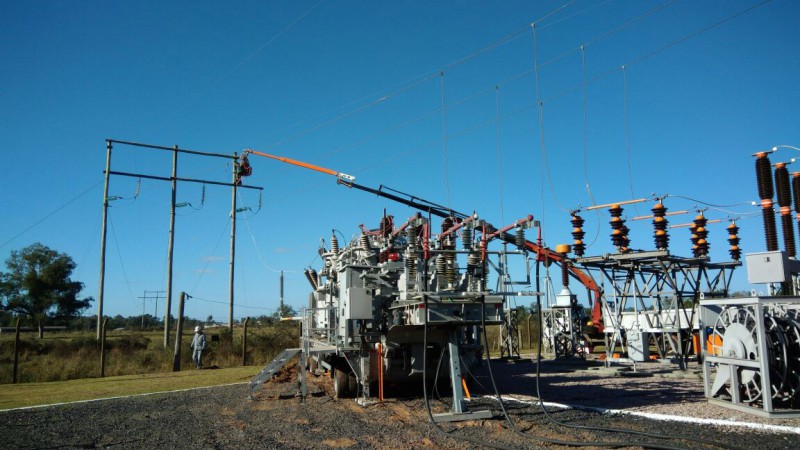 Trabalhos na Subesta&ccedil;&atilde;o Jaguar&atilde;o e no sistema de distribui&ccedil;&atilde;o de Jaguar&atilde;o, no Sul do estado