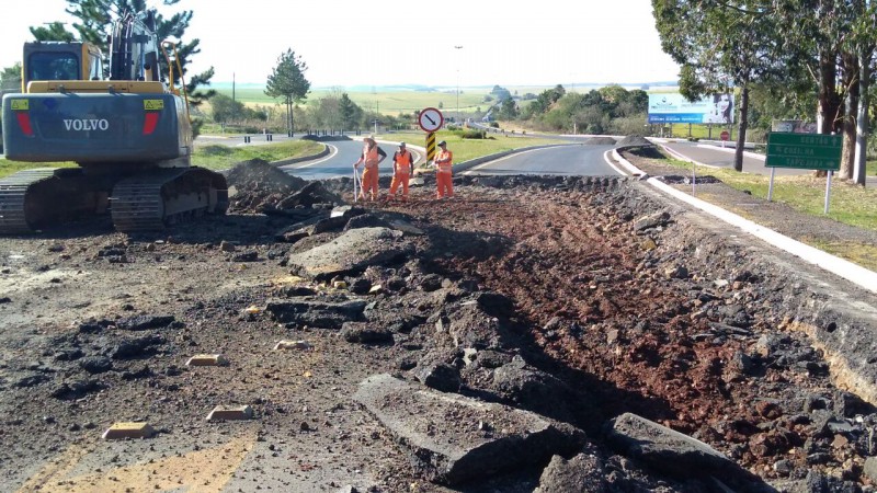 Obras da EGR em estradas