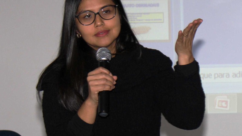 Flávia Tomita é servidora de carreira do Irga