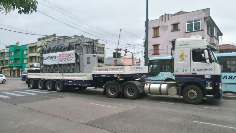Equipamento de 64 toneladas será descarregado na Rua Voluntários da Pátria neste domingo