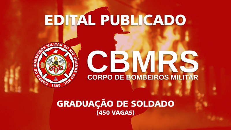 O concurso deve preencher 450 vagas de soldado